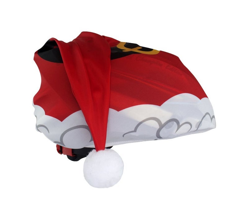 ScudoPro Santa - Christmas Helmet Cover for Snowboard Cycling - Improved - Image 2